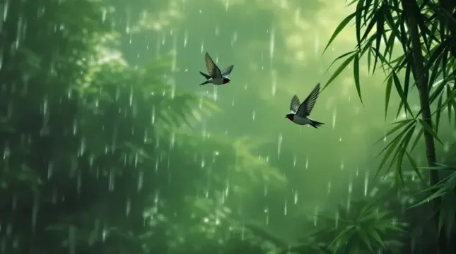 微雨燕双飞 - 小岛电影竹影清风影像
